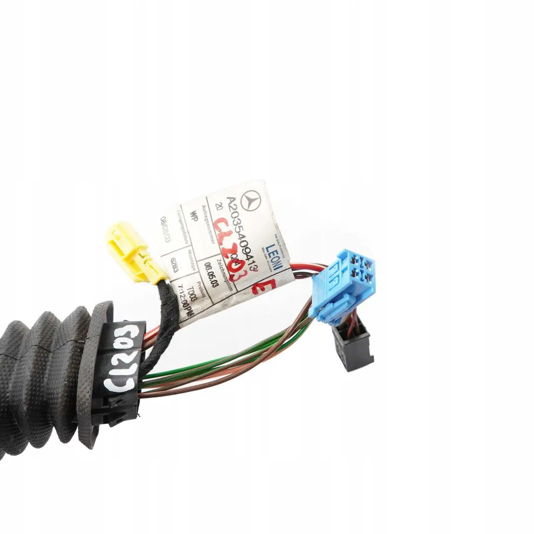 Porta Anteriore Sinistra Destra Cablaggio Loom Harness per Mercedes Cl203 con numero di parte A2035409413 Mercedes Cl203 Porta Anteriore Sinistra Destra Cablaggio Loom Harness - SKU A2035409413 - Numero di parte A2035409413