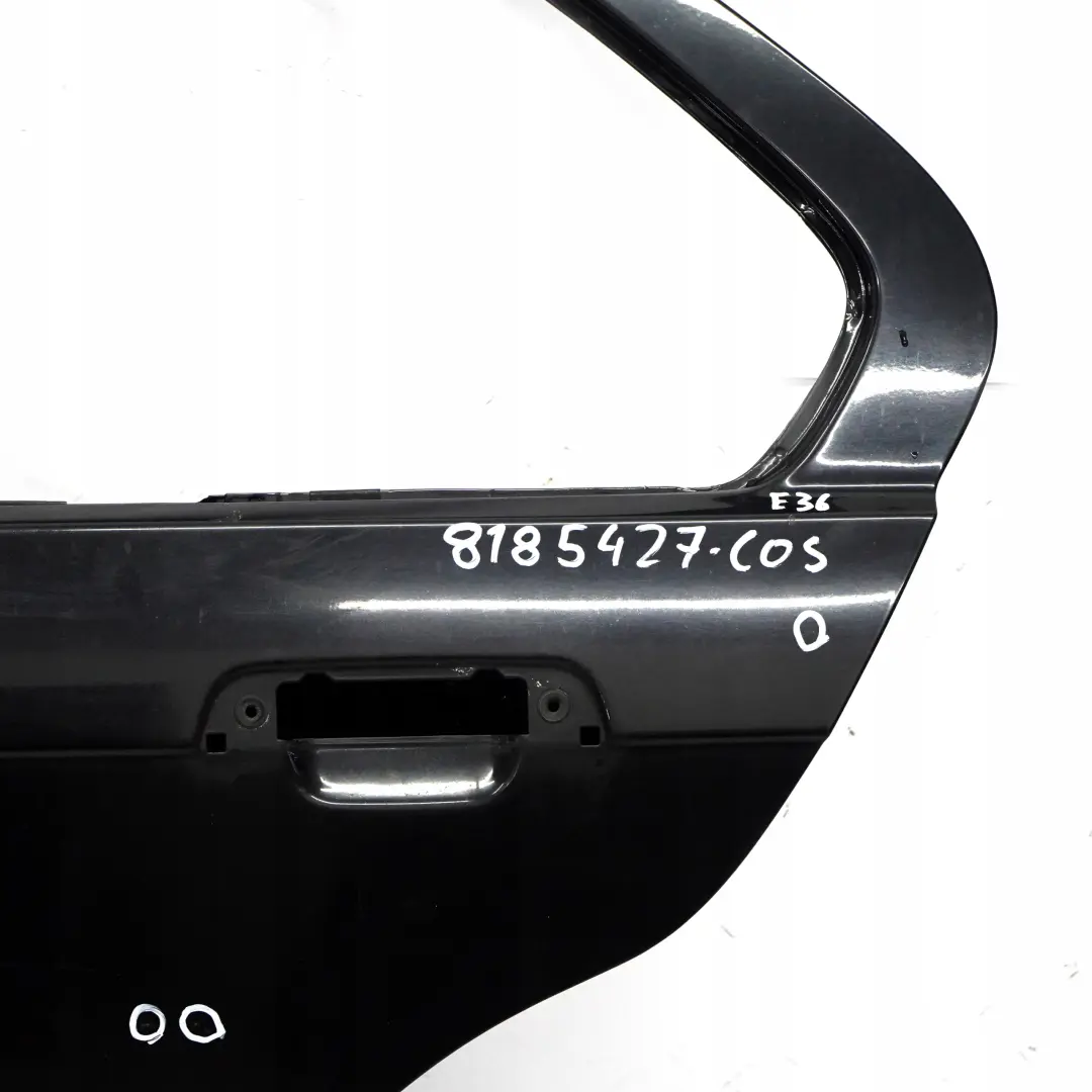 BMW E36 Sedan Drzwi lewe lewy tył Cosmosschwarz - SKU 8185427-COS - Numer Części 8185427