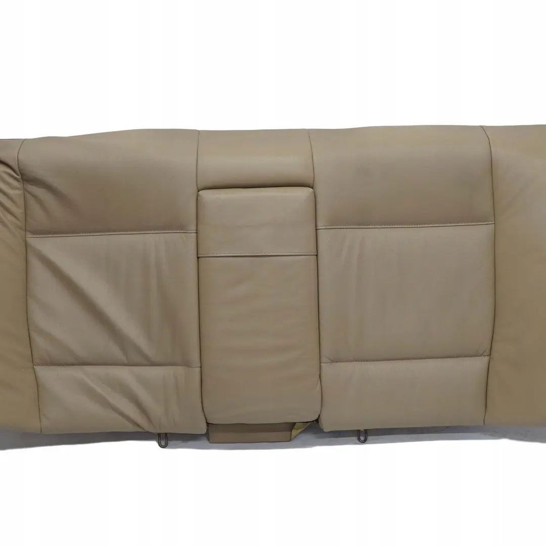 Back Backrest Cover Leather Montana Light Beige to BMW 3 E46 Saloon Rear Seat with Part number 8225910 BMW 3 E46 Saloon Rear Seat Back Backrest Cover Leather Montana Light Beige - SKU 8225910 - Part number 8225910