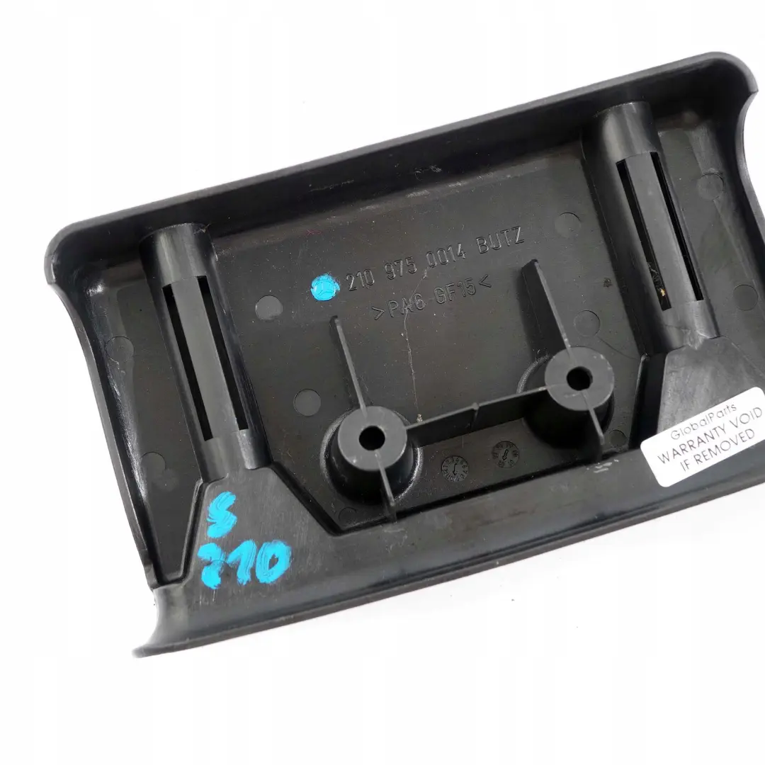 Mercedes-Benz W210 S210 Handbrake Cable Cover Management Panel Trim to with Part number A2109750014 Mercedes-Benz W210 S210 Handbrake Cable Cover Management Panel Trim - SKU A2109750014 - Part number A2109750014