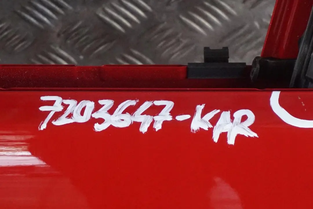 BMW E90 Porta Posteriore Sinistra Rosso-Cremisi Karmesin Rosso - - SKU 7203647-KAR - Numero di parte 7203647
