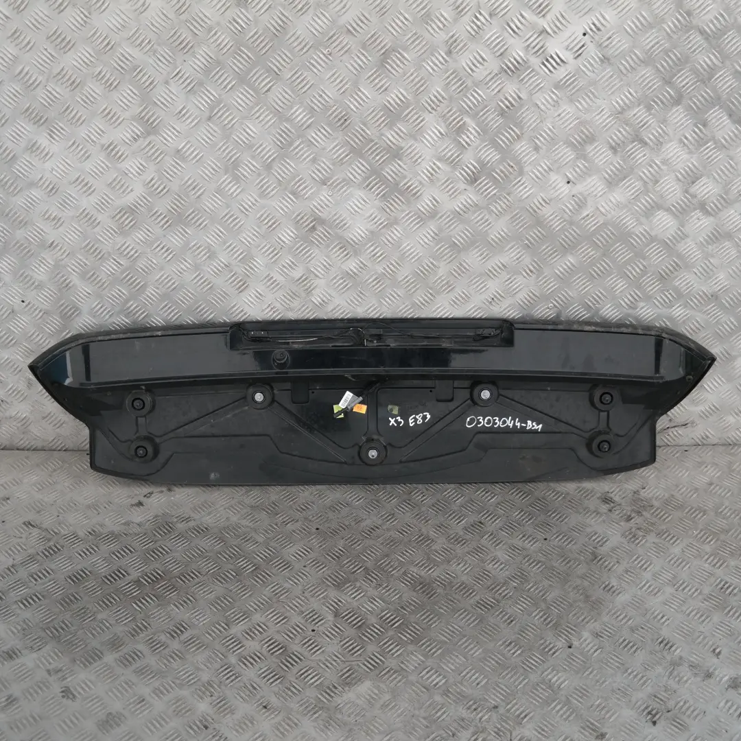 Heckspoiler Spoiler Heckklappe Black Sapphire Metallic 3400384 für BMW X3 E83 LCI mit Teilenummer 0303044-BS1 BMW X3 E83 LCI Heckspoiler Spoiler Heckklappe Black Sapphire Metallic 3400384 - SKU 0303044-BS1 - Teilenummer 0303044-BS1