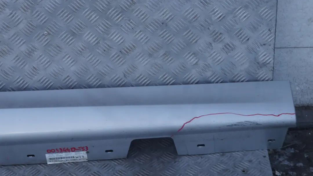 BMW 3 E90 E91 M Sport Bas de Couverture Seuil Droite Argent Titane en - SKU 0033440-TS3 - Numéro de pièce 0033440