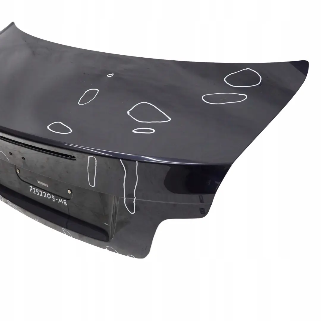 Coupé Tailgate Bootlid Boot Lid Monacoblau Monaco Blue Metallic - A35 to BMW 1 E82 with Part number 7252209 BMW 1 E82 Coupé Tailgate Bootlid Boot Lid Monacoblau Monaco Blue Metallic - A35 - SKU 7252209-MB - Part number 7252209