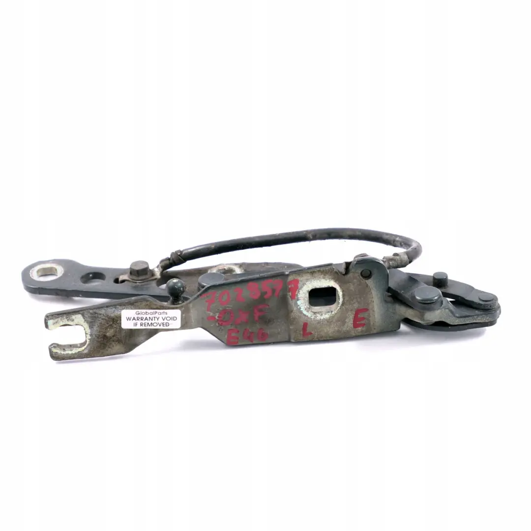 BMW E46 Charniere Rabat a Gauche Vert Oxford Vert Metallique - 430 - SKU 7028577-OXF - Numéro de pièce 7028577