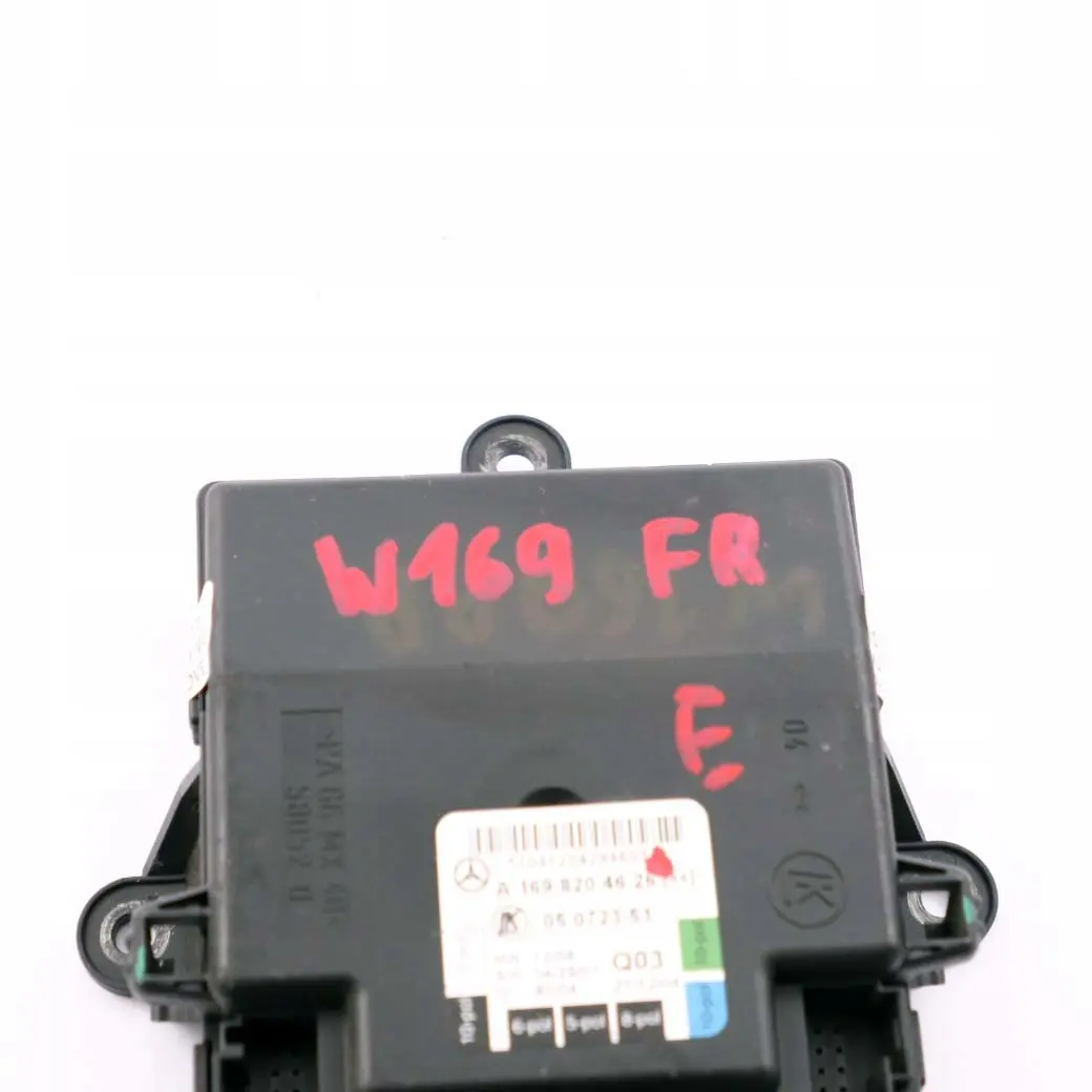  Mercedes-Benz A-Class W169 Front Right Door O/S Control Unit Module - SKU A1698204626 - Part number A1698204626