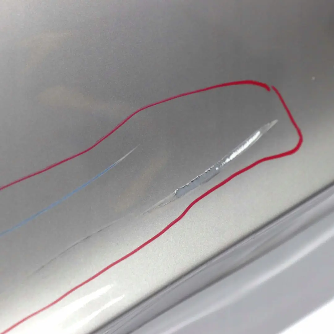  Mercedes-Benz A-Class W168 Rear Bumper Trim Panel Moonlight Silver Metallic 706 - SKU A1688800071 - Part number A1688800071