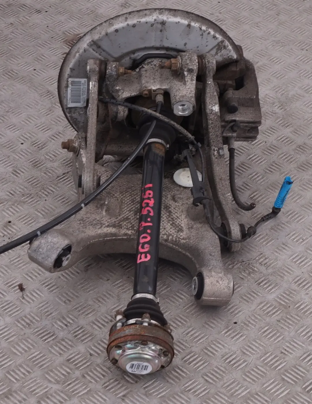 BMW E60 LCI 525i N53 Vettore Ruota Posteriore Destra Bremssattelscheibe - SKU 6770906-1 - Numero di parte 6770906
