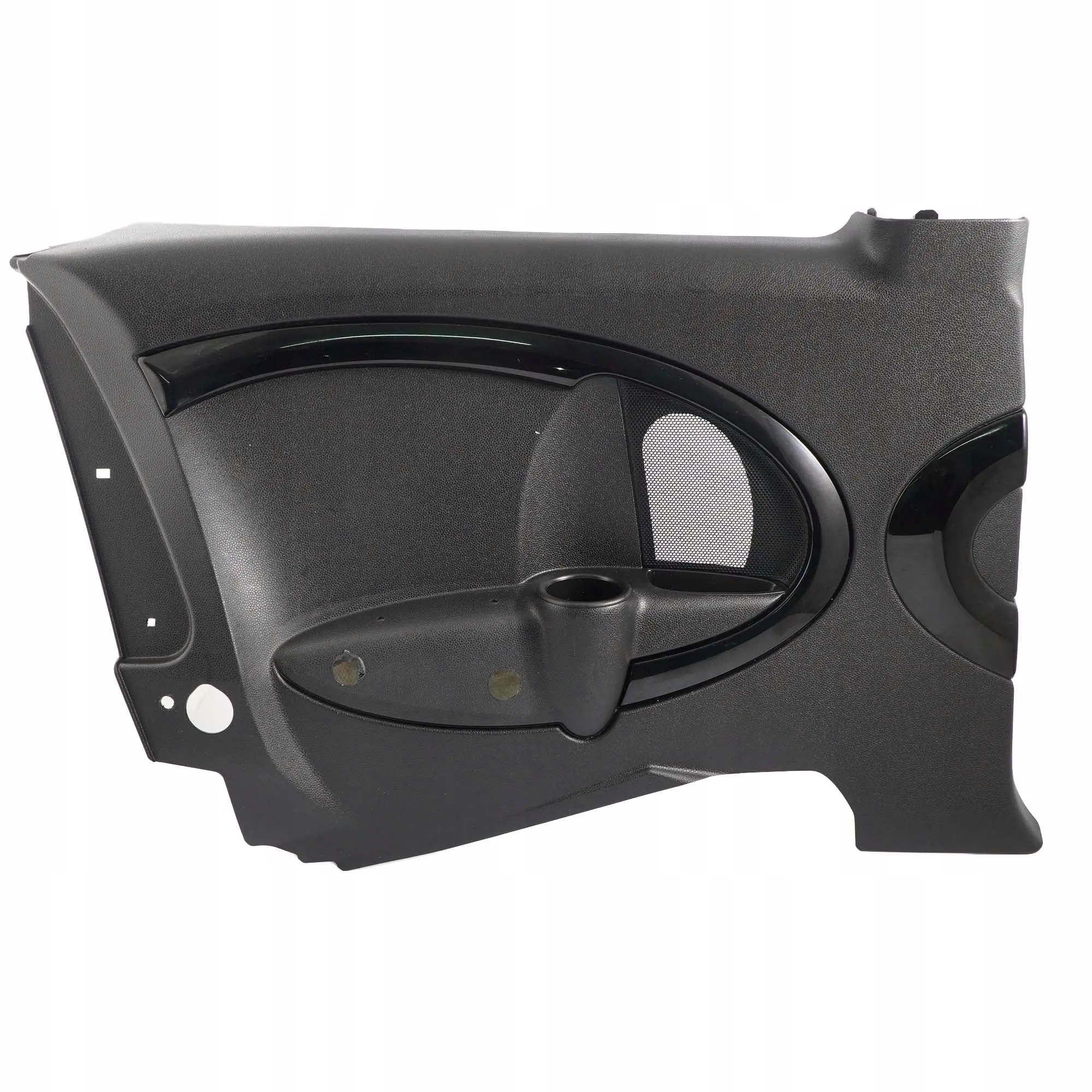 Mini Clubman R55 3 Carenage Lateral Arriere Gauche Noir de Carbone Noir