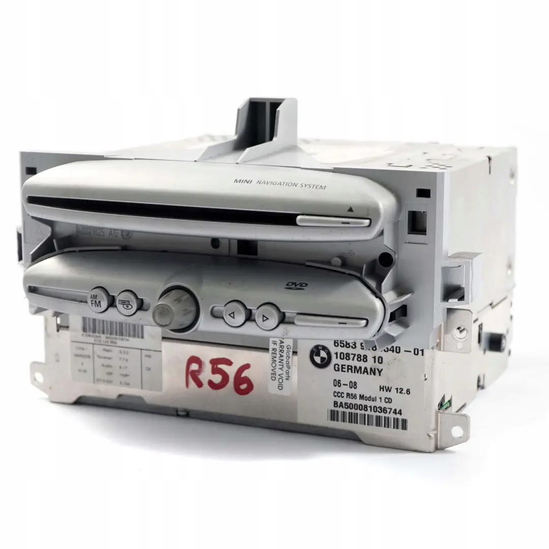 Nawigacja CCC CD DVD 9185540 do MINI R55 R56 R57 o numerze 9138452 MINI R55 R56 R57 Nawigacja CCC CD DVD 9185540 - SKU 3452071 - Numer Części 9138452