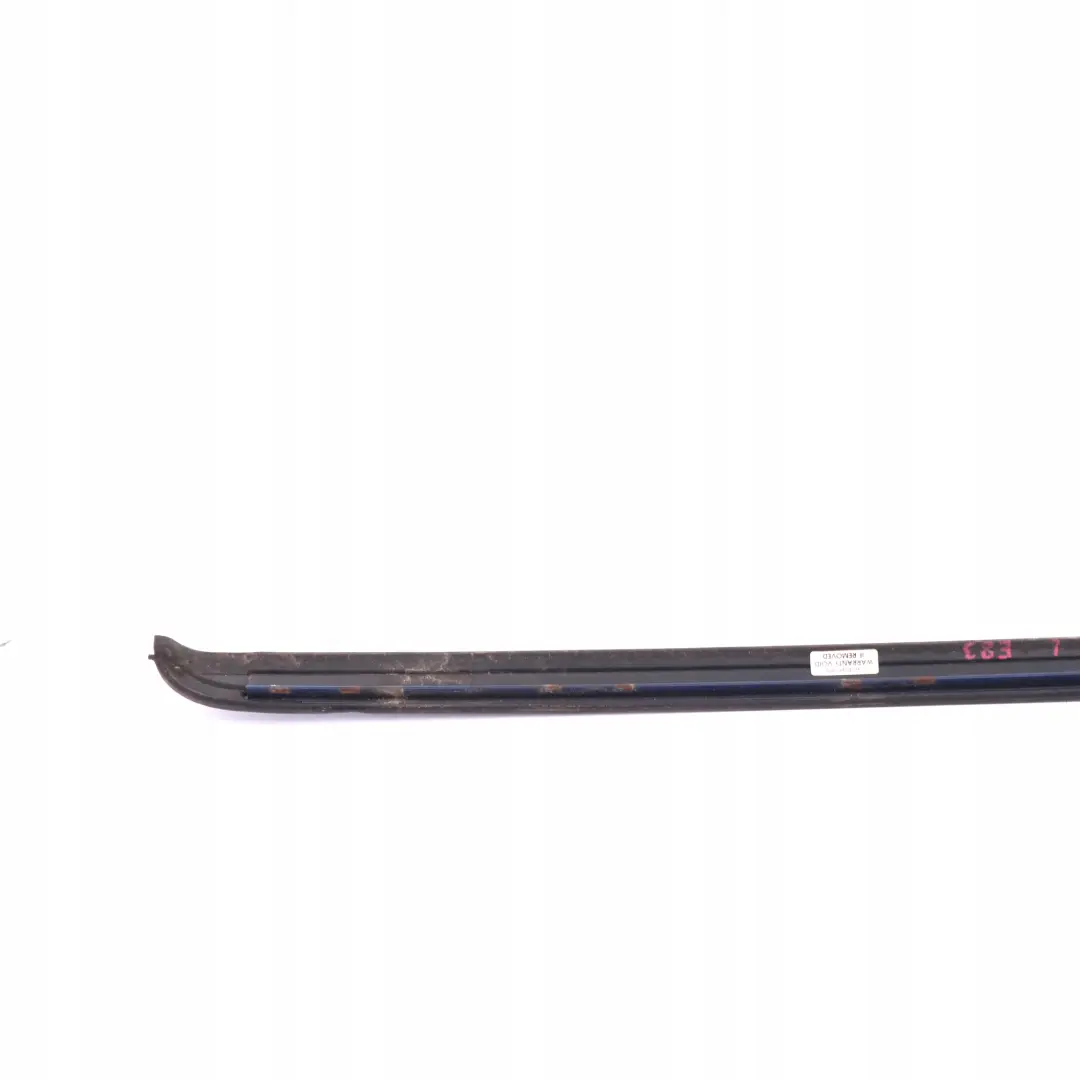 BMW X3 E83 Left N/S Windscreen Drip Moulding Trim Montegoblau Montego Blue A51 - SKU P0403317-MTB - Part number 0403317