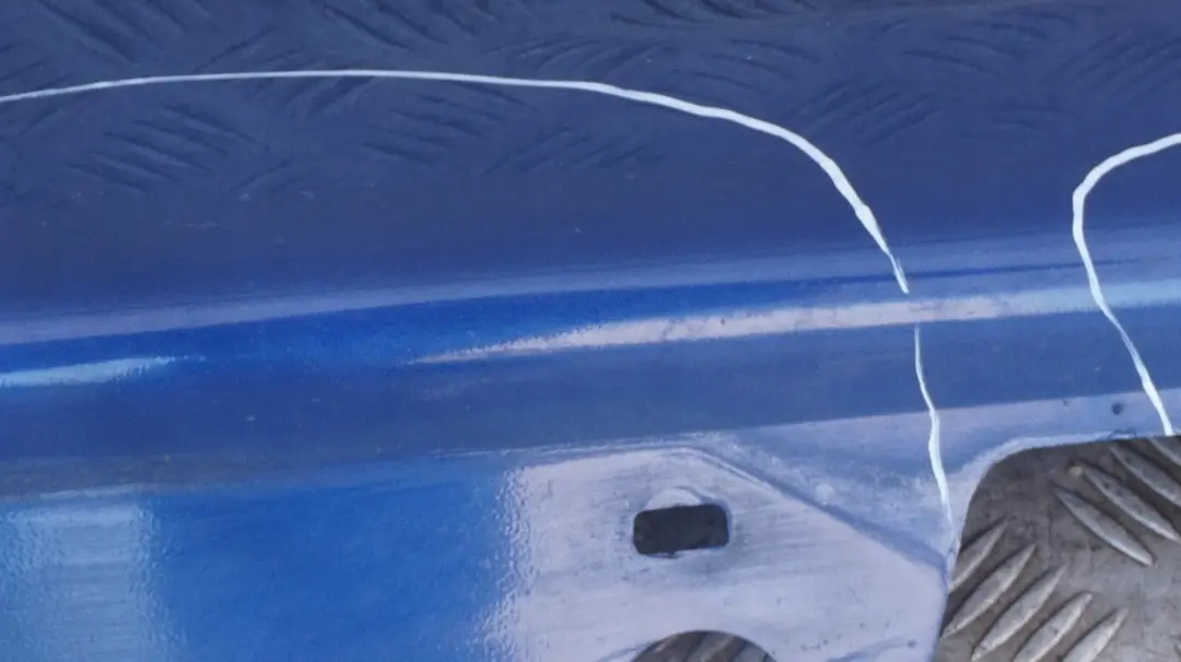 BMW E90 E91 Listello Portiera Apertura Gonne Destra Montegoblau Blu - SKU 0032950-MTB3 - Numero di parte 51770032950