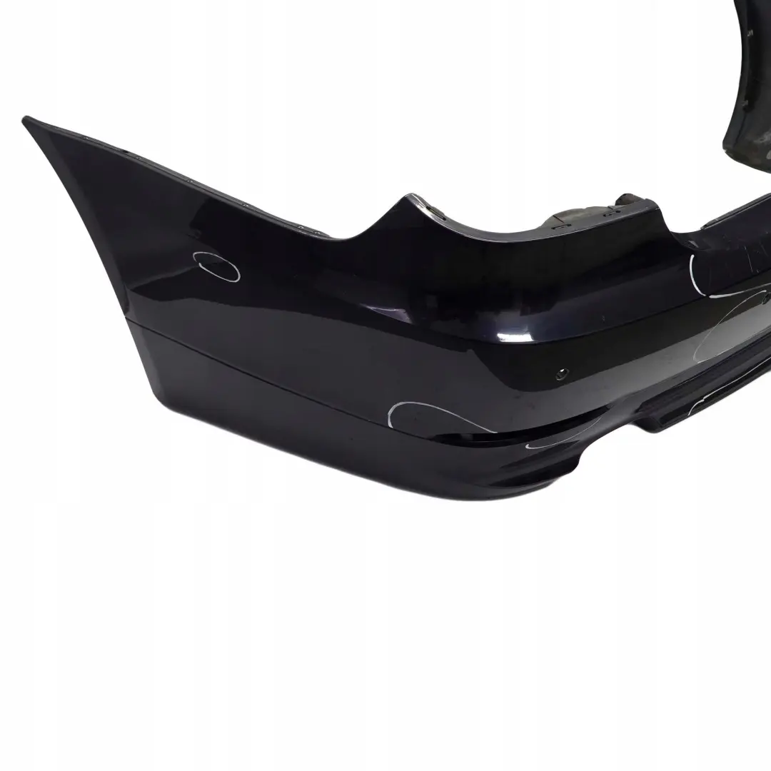 BMW 5 Series E60 LCI 1 Saloon Rear Bumper PDC Monacoblau Monaco Blue - A35 - SKU 0422349-MB1 - Part number 0422349