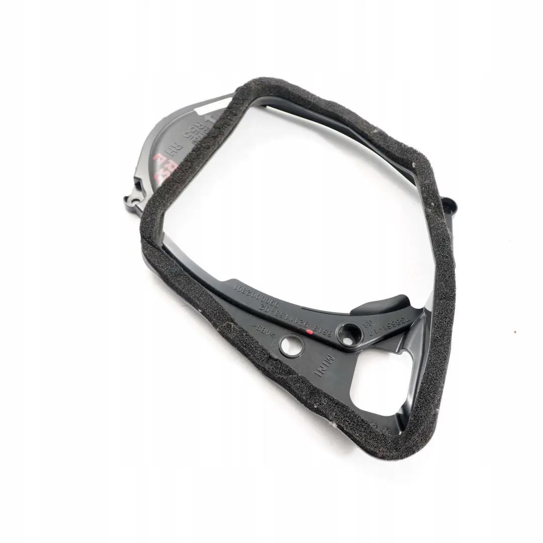 Right O/S Lateral Trim Panel Hi-Fi Loudspeaker Holder Bracket to Mini R55 Rear with Part number 9211153 Mini R55 Rear Right O/S Lateral Trim Panel Hi-Fi Loudspeaker Holder Bracket - SKU 9211153 - Part number 9211153
