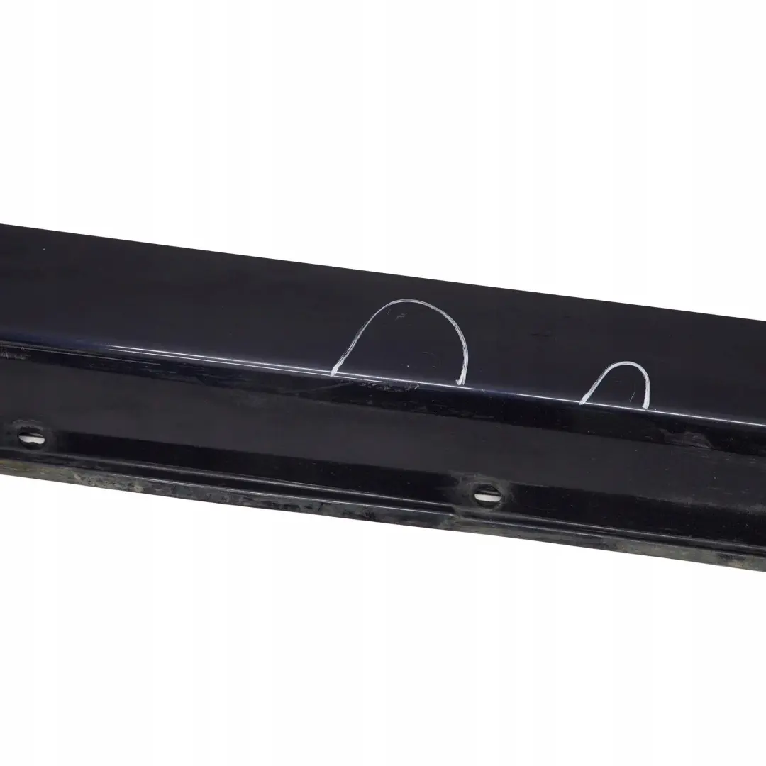 BMW 5 E60 E61 LCI 2 Door Sill Cover Side Skirt Right O/S Monacoblau Blue - A35 - SKU 0422465-MB2 - Part number 0422465