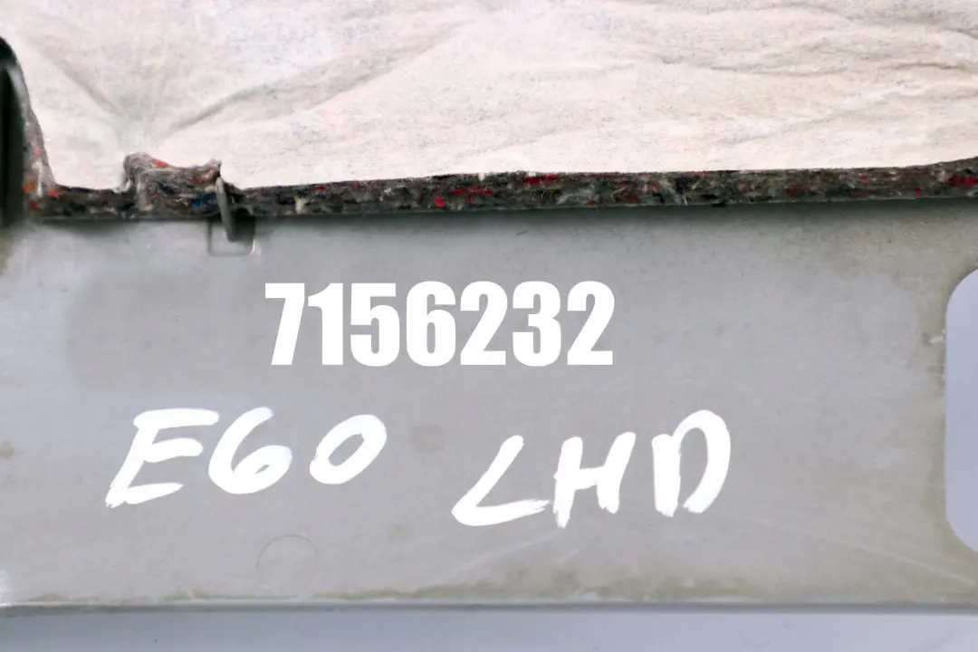 BMW E60 E61 LCI Verkleidung Fussraum Beifahrer Grau 7156230 - SKU lhd-7156232 - Teilenummer 7156232