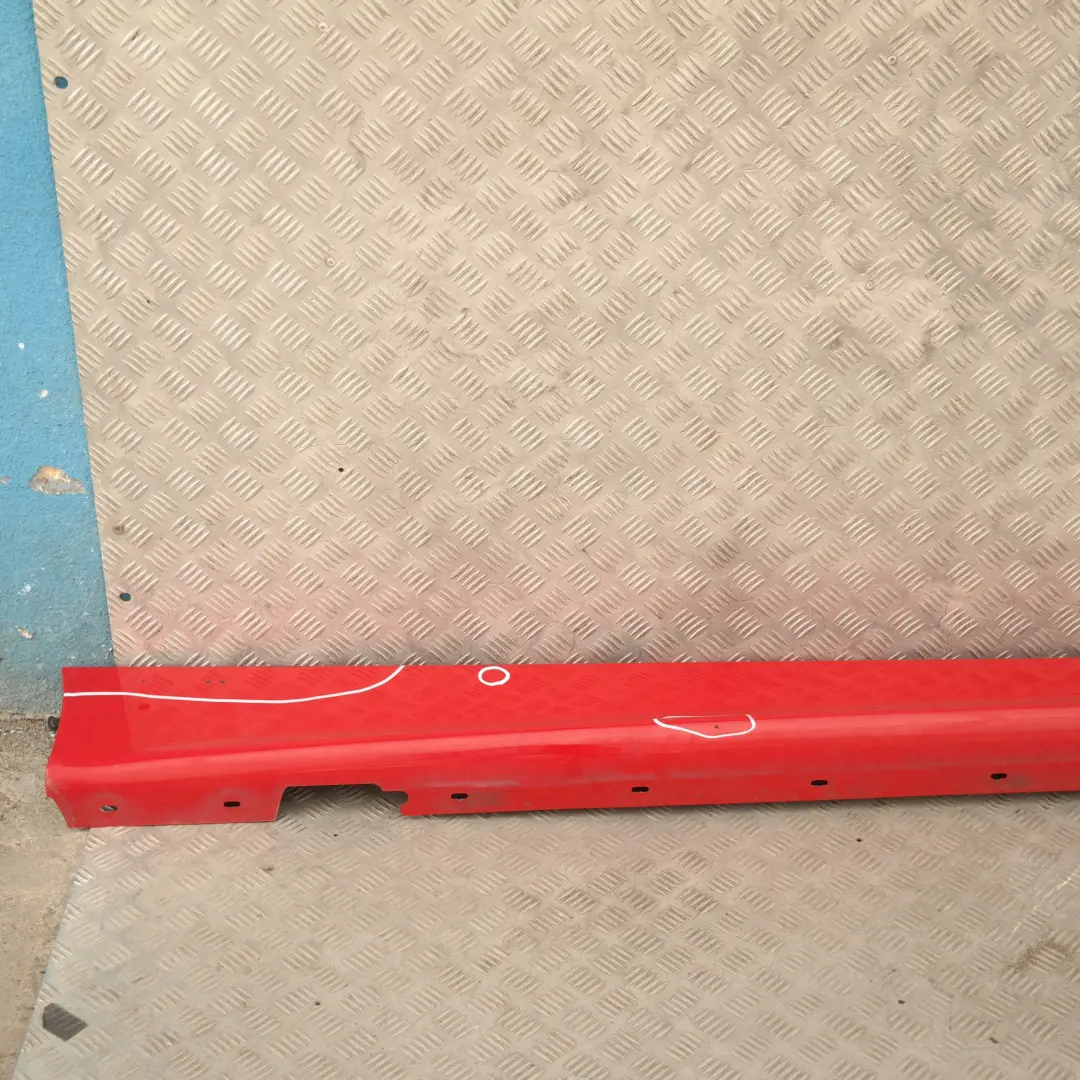 BMW 7 E87 Listello Portiera Apertura Gonna Destra Rosso Giappone Rosso 438 - SKU 0032948-JR7 - Numero di parte 32948