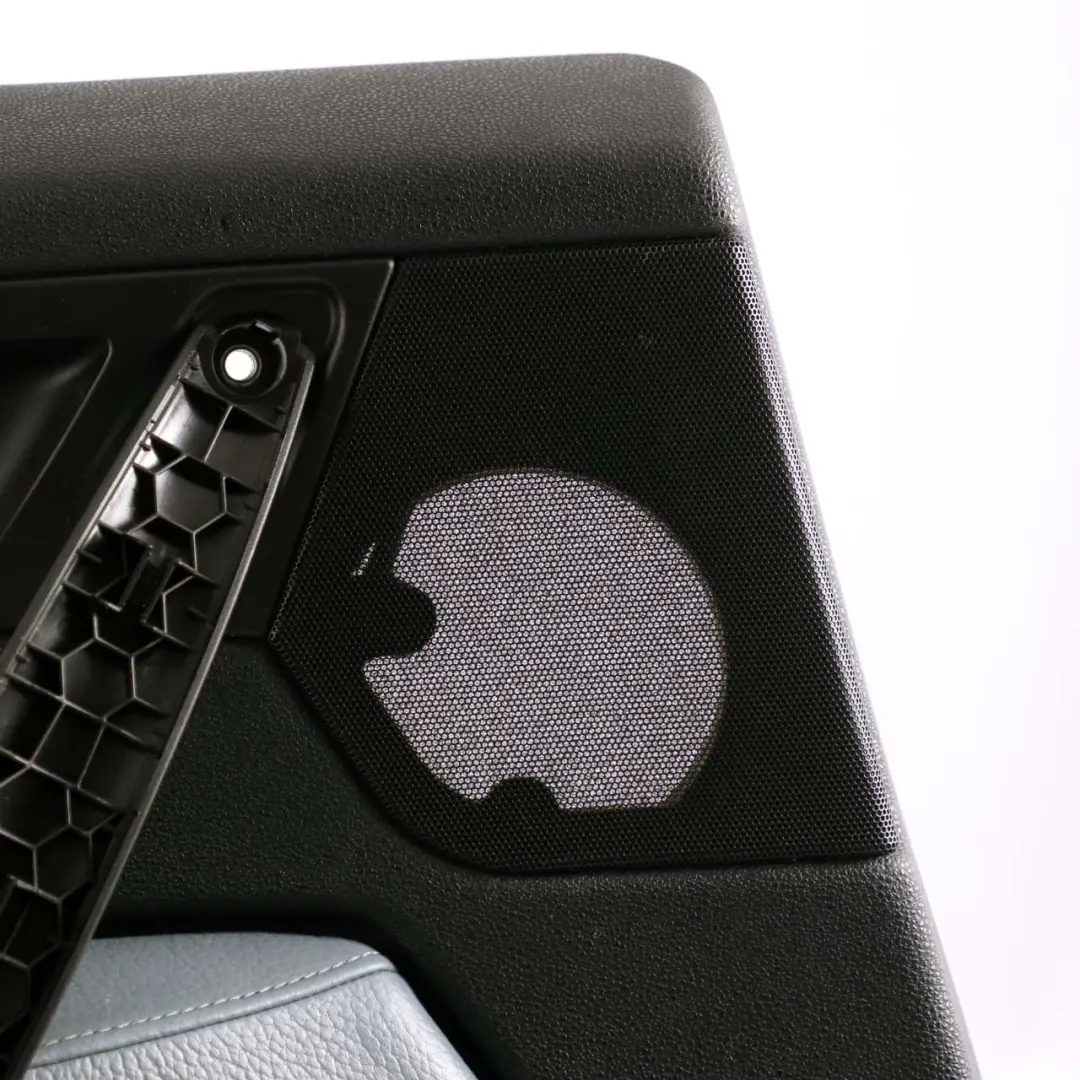 Posteriore Sinistro Porta Pannello Pelle Nero Grigio Blu per BMW X3 E83 con numero di parte 3415901 BMW X3 E83 Posteriore Sinistro Porta Pannello Pelle Nero Grigio Blu - SKU 3415901 - Numero di parte 3415901