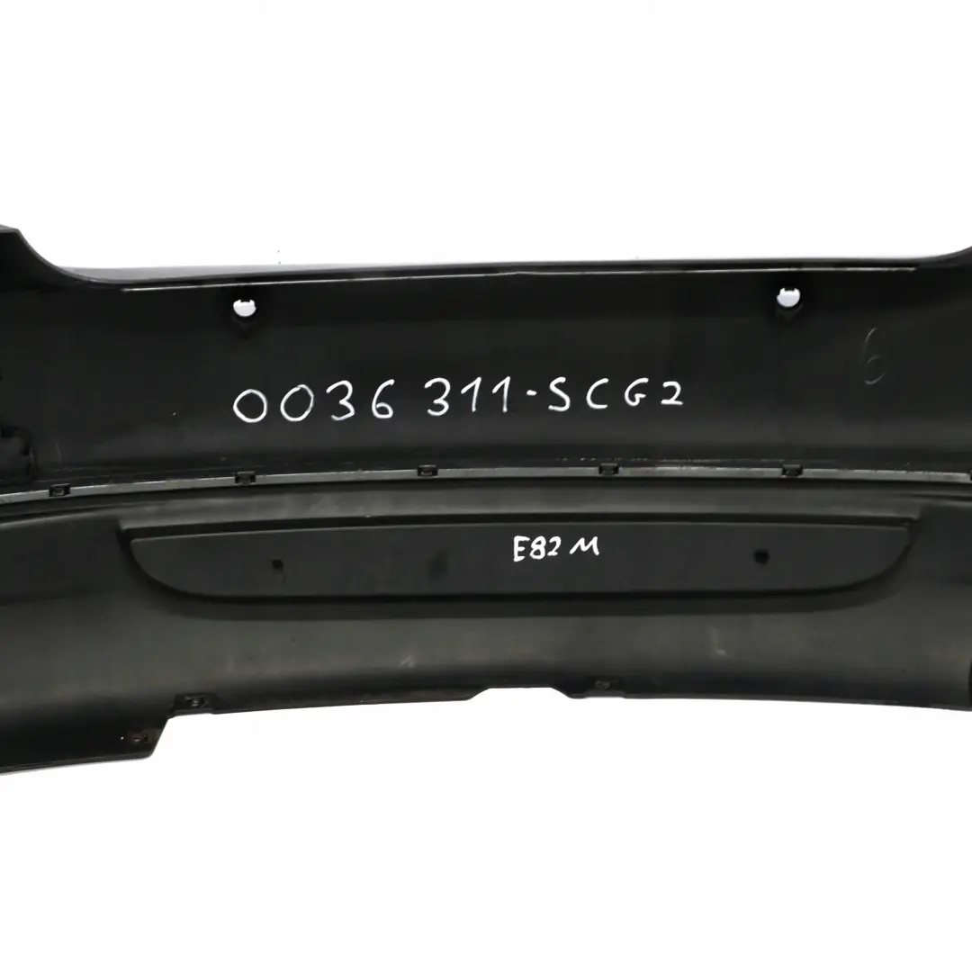 BMW 1 E82 E88 M Sport Stossfänger Hinten PDC Spacegrau Space Grau - A52 - SKU 0036311-SCG2 - Teilenummer 0036311