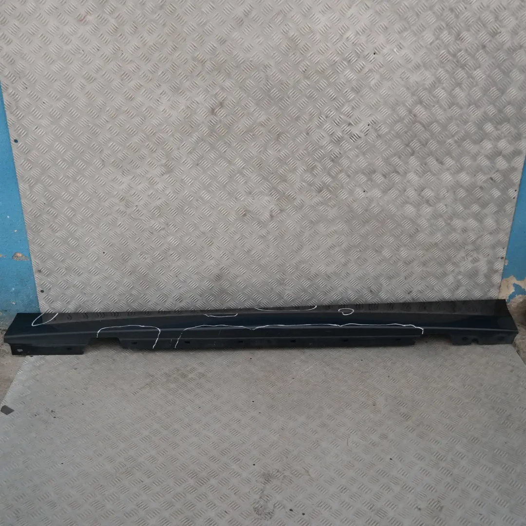 Sill strip side skirt left N/S Monacoblau Blau Blue A35 to BMW 1 SERIES 6 E87N LCI with Part number 36145 BMW 1 SERIES 6 E87N LCI Sill strip side skirt left N/S Monacoblau Blau Blue A35 - SKU 0036145-MB6 - Part number 36145