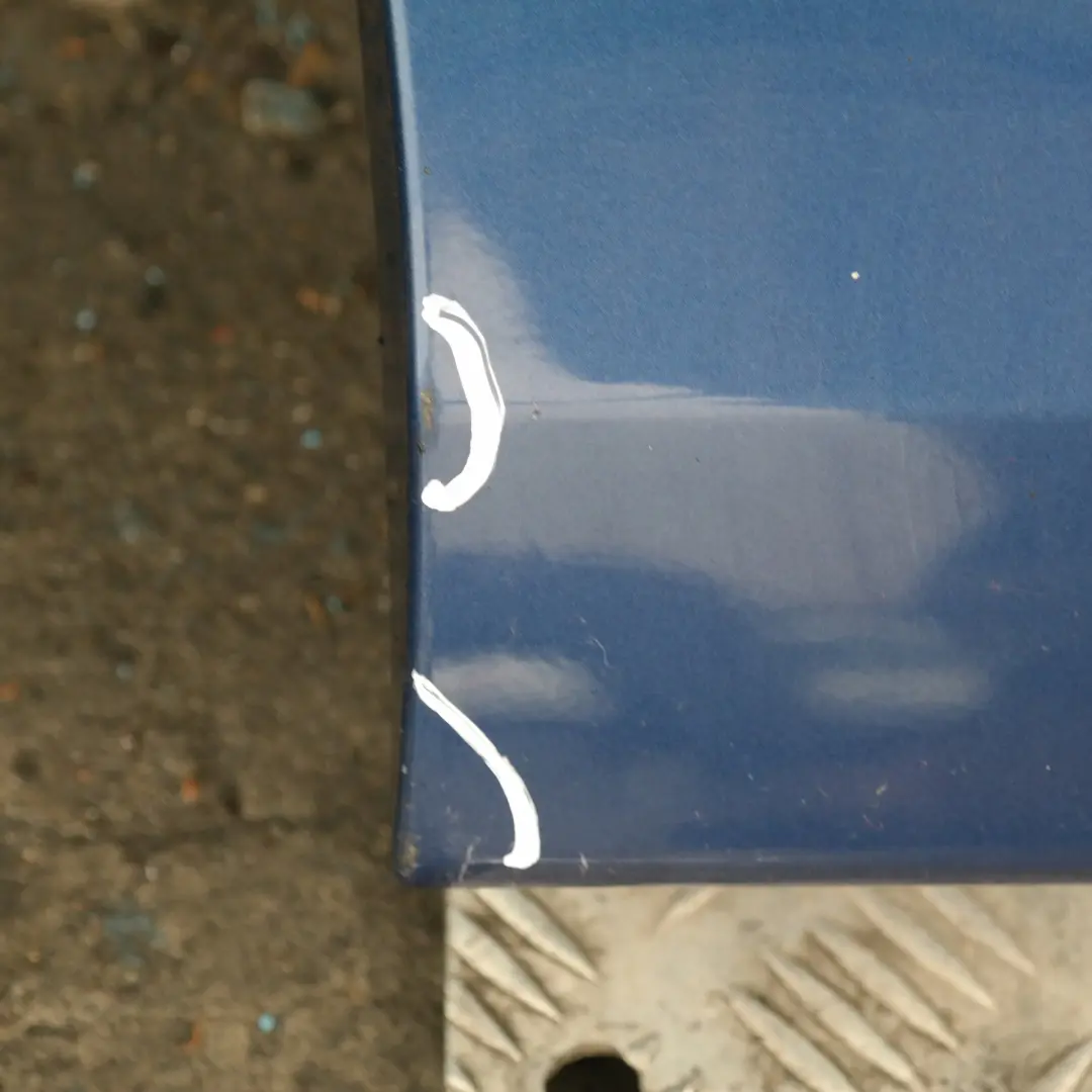 BMW E87 LCI E87N Listón de umbral faldón lateral derecho Azul Montegoblau A51 - SKU 0036144-MTB2 - Número de pieza 0036144-MTB2