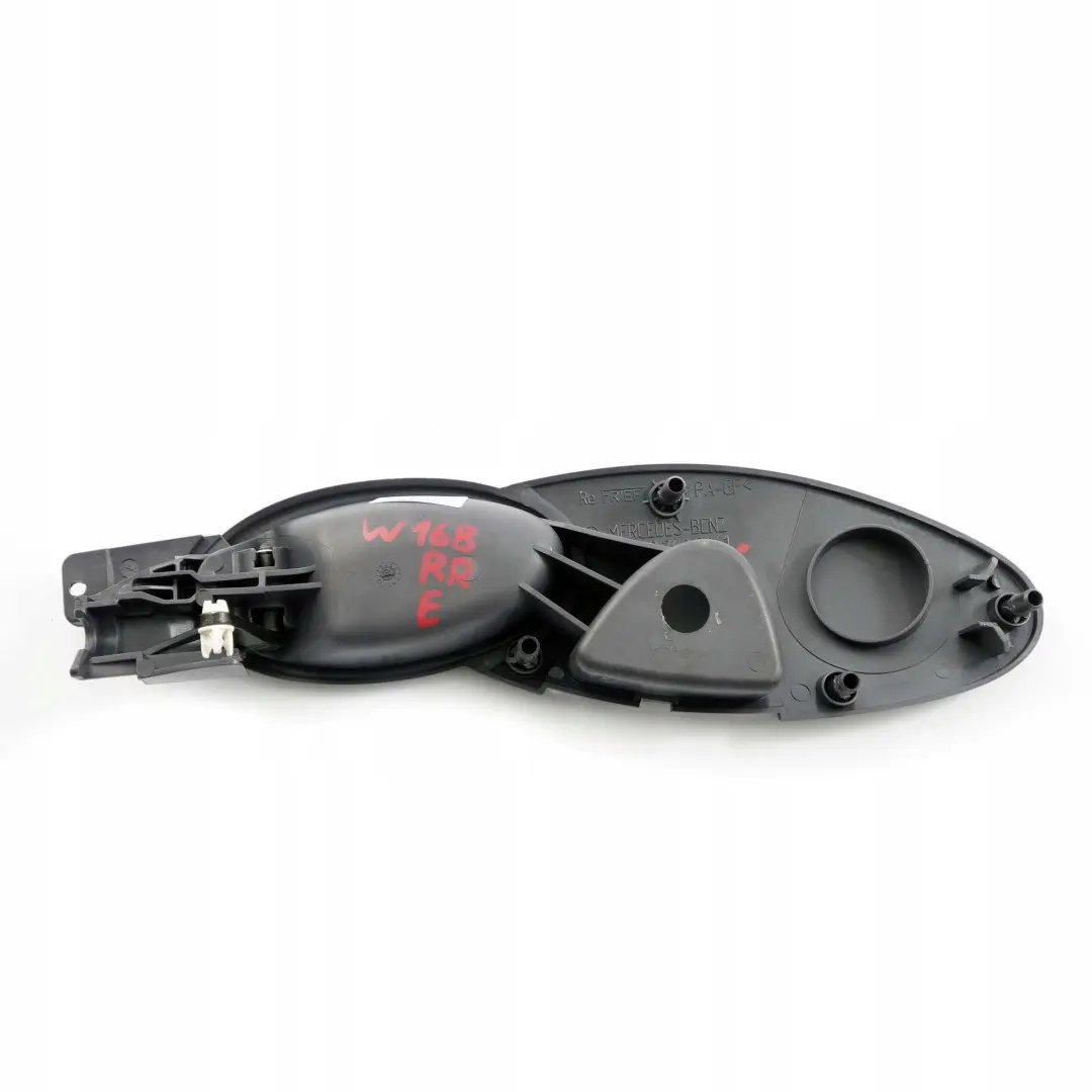 Interior Tirador Puerta Trasera Derecha Gris para Mercedes W168 con número de pieza A1687600661 Mercedes W168 Interior Tirador Puerta Trasera Derecha Gris - SKU A1687600661 - Número de pieza A1687600661