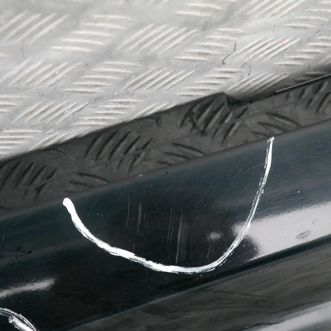 BMW 13 E87 Listón de umbral Faldón lateral derecho Negro 2 Schwarz II - 668 - SKU 0032948-SCH13 - Número de pieza 32948