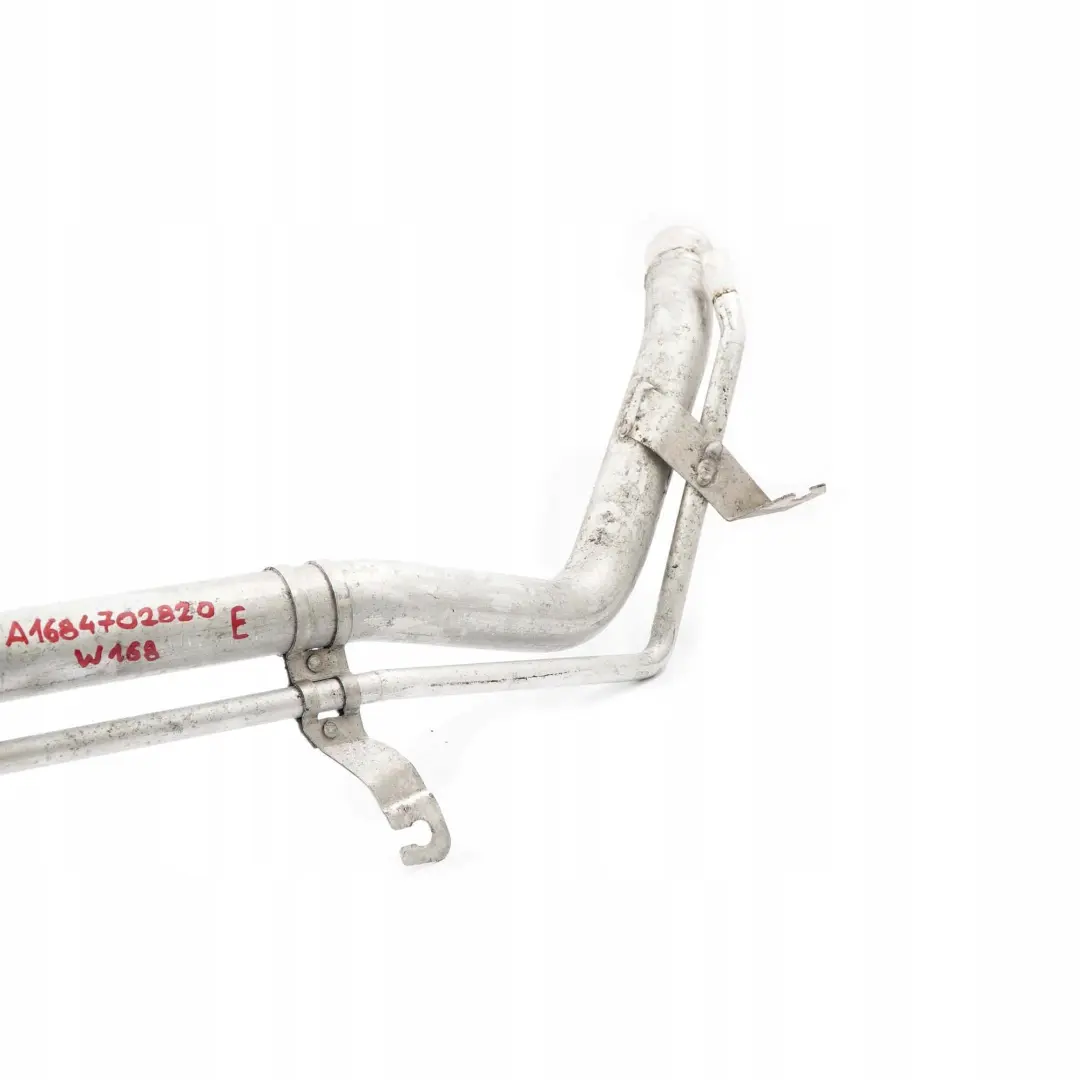 Tubo del cuello De llenado del deposito De combustible para Mercedes W168 con número de pieza A1684702820 Mercedes W168 Tubo del cuello De llenado del deposito De combustible - SKU A1684702820 - Número de pieza A1684702820