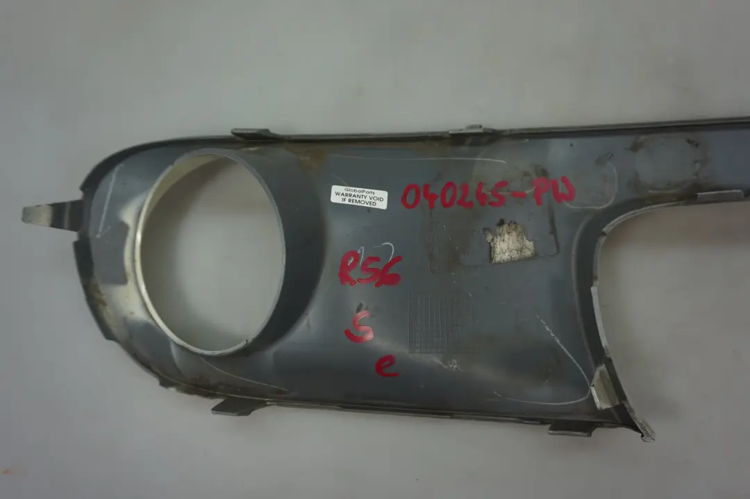 Mini Cooper One R55 R56 Verkleidung Vorn Links Blende Pepper White 2753657 - SKU 0430223-PW - Teilenummer 430223