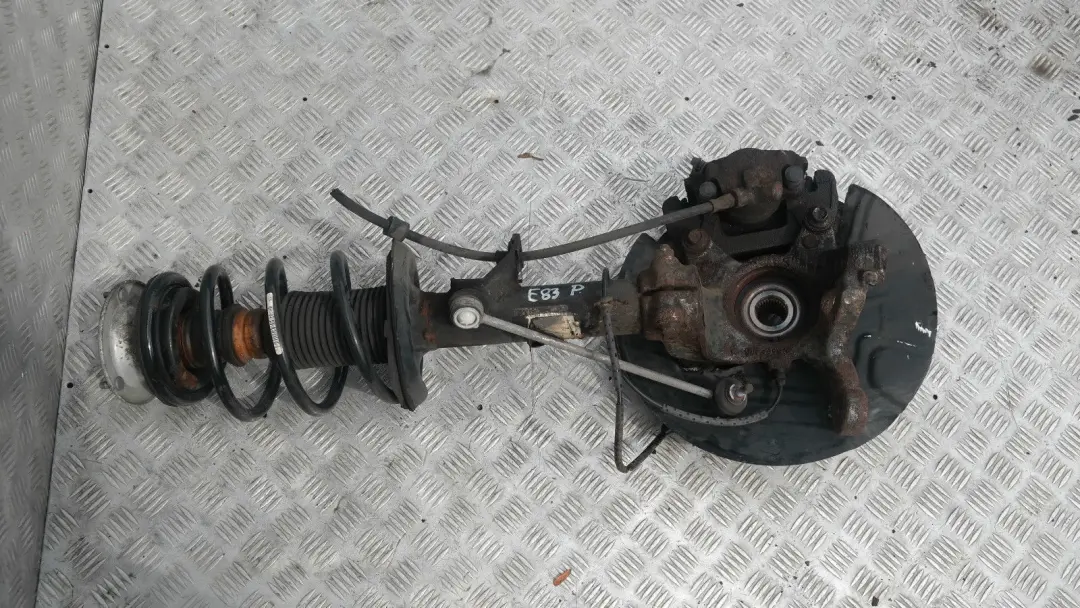 M54 Front Right O/S Leg Sport Suspension Axle Brake Disc Hub Set to BMW X3 E83 2.5i with Part number 3453524 BMW X3 E83 2.5i M54 Front Right O/S Leg Sport Suspension Axle Brake Disc Hub Set - SKU 3413146-1 - Part number 3453524