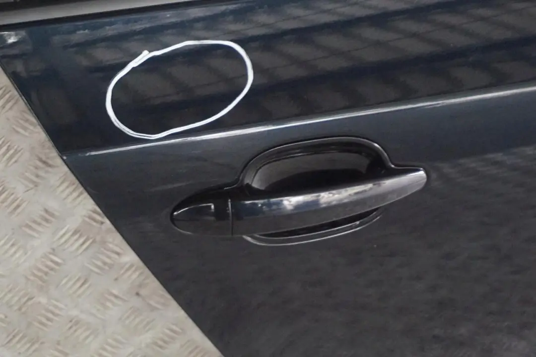BMW 5 Series E61 2 Touring Door Rear Right O/S Carbonschwarz Carbon Black - 416 - SKU 7158502-CAR2 - Part number 7158502