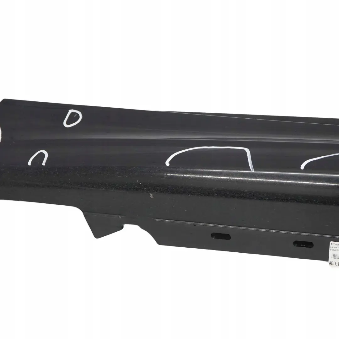 BMW E81 E82 E88 M Sport Listello Portiera Apertura SX Sapphire Nero - 475 - SKU 0034731-BS2 - Numero di parte 0034731