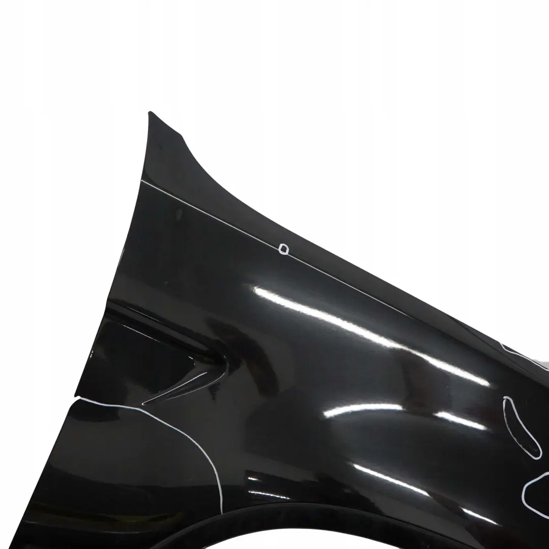 *BMW X5 E53 5 Seitenwand Vorne Rechts Kotflügel Black Schwarz Sapphir  - SKU 7000386-BS5 - Teilenummer 7000386