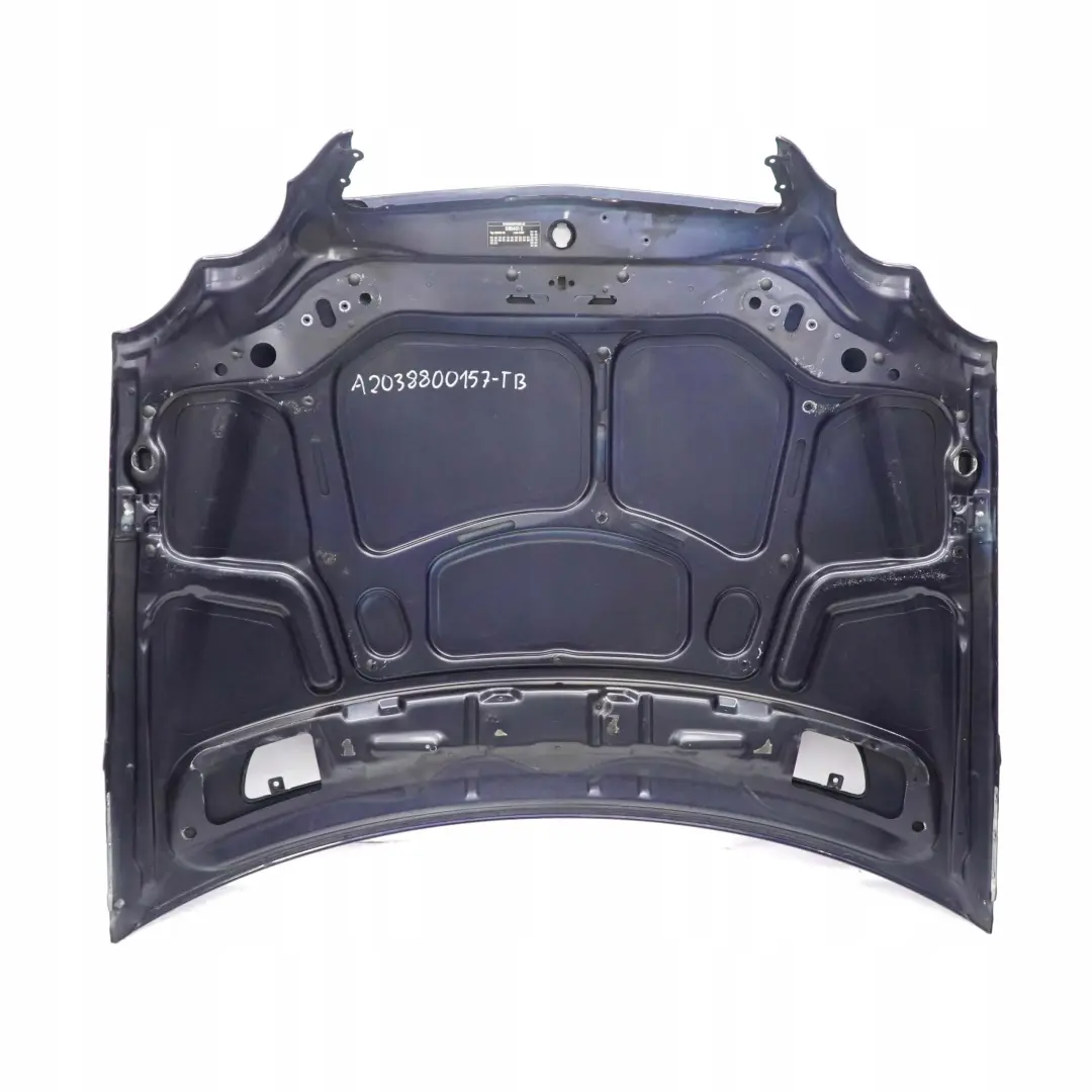 Mercedes W203 Maska Pokrywa Silnika Tanzanite Blue Niebieski Metalik - 359 - SKU A2038800157-TB - Numer Części A2038800157