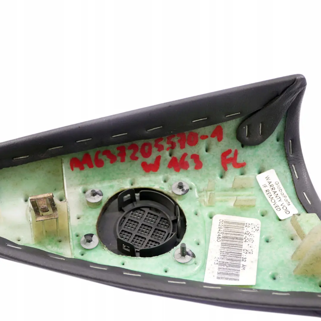 Mercedes ML W163 Copertura Tweeter Porta Anteriore Sinistra - SKU A1637205570 - Numero di parte A1637205570