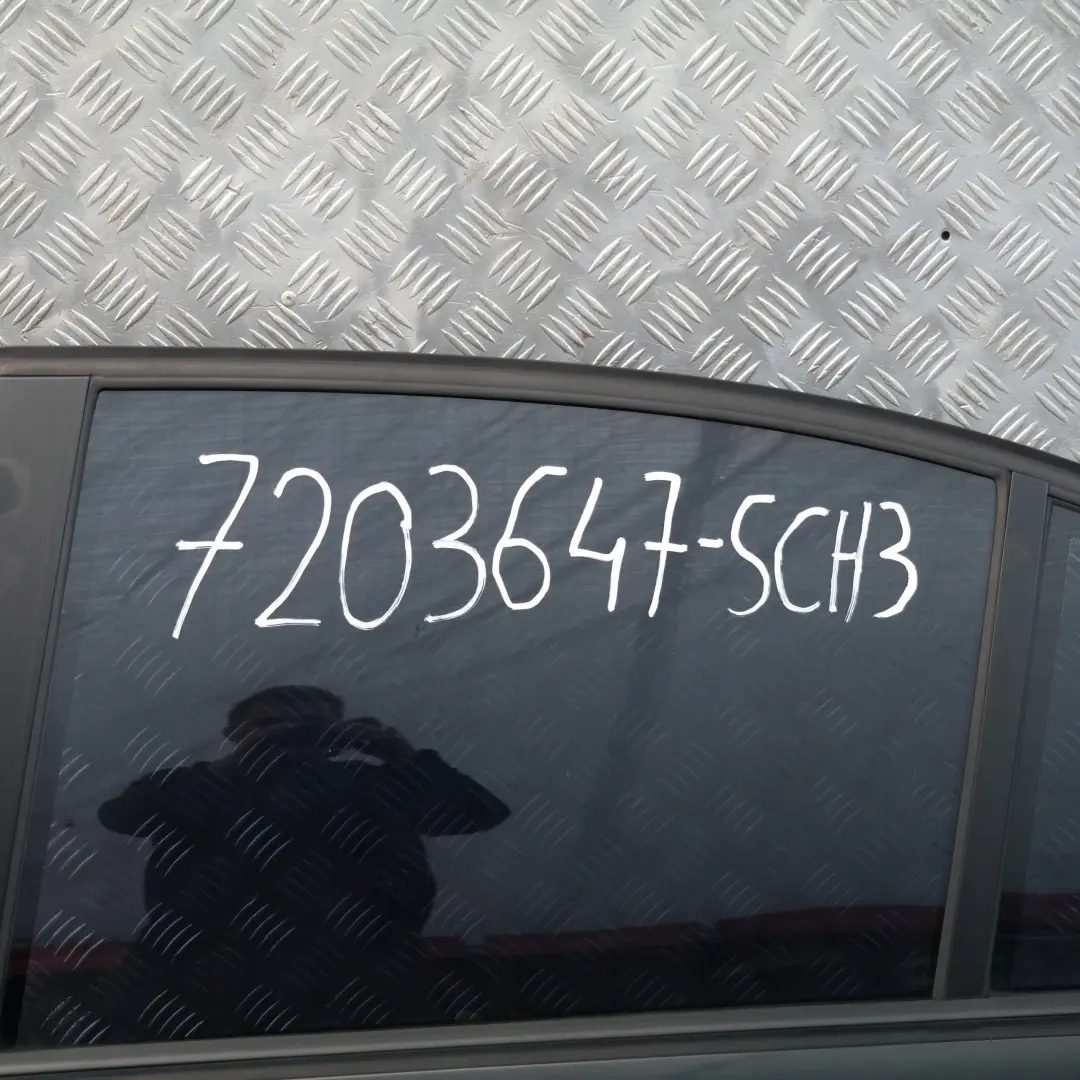 BMW 3 E90 Drzwi lewe tylne tył schwarz II 668 - SKU 7203647-SCH3 - Numer Części 41007203647