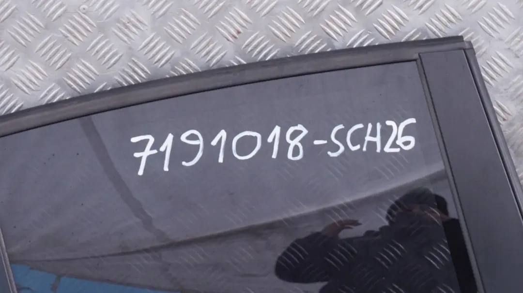 BMW 1 Series 26 E87 E87N Door Rear Right O/S Schwarz 2 Black II - 668 - SKU 7191018-SCH26 - Part number 7191018