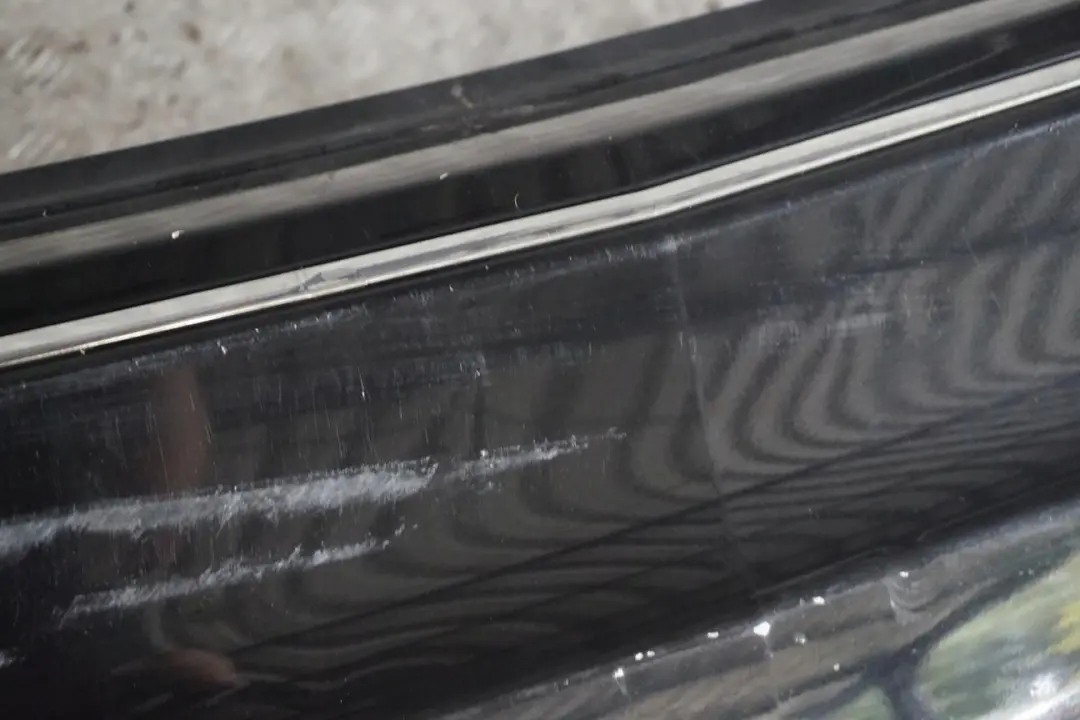 Mercedes CLC CL203 Rear Bumper Trim Panel Obsidian Black - 197U - SKU A2038801540-OB - Part number A2038801540