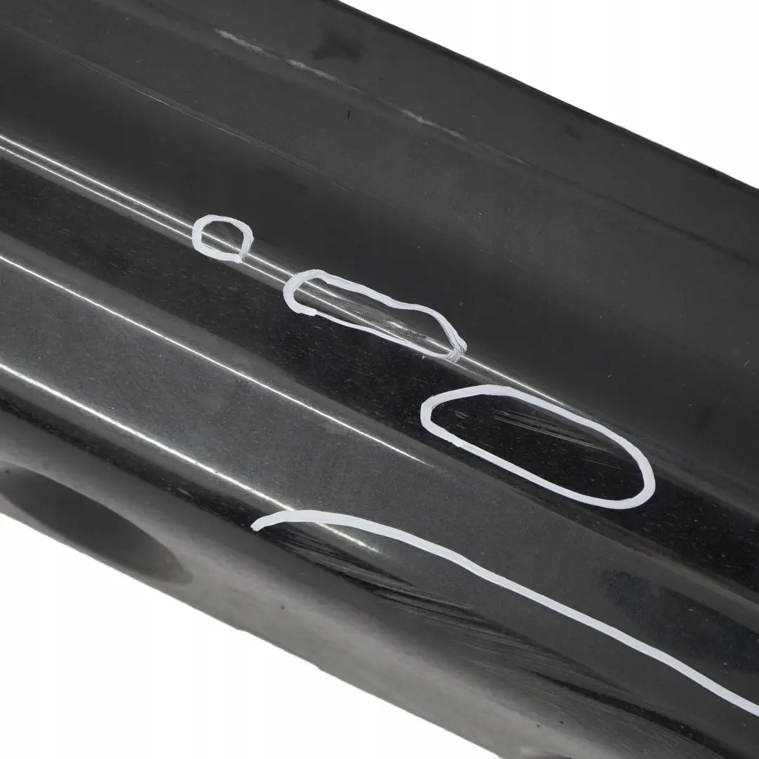 Left N/S Side Sill Skirt Kick Panel Black Sapphire - 475 to BMW 3 Series E46 with Part number 9071633 BMW 3 Series E46 Left N/S Side Sill Skirt Kick Panel Black Sapphire - 475 - SKU 9071633-BS - Part number 9071633