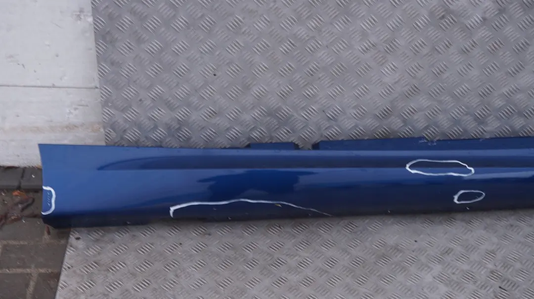 BMW E87 LCI M Sport Listello Portiera Apertura Gonna Destra le Mans - Blu - SKU 0033556-LMB3 - Numero di parte 51770033556-LMB1