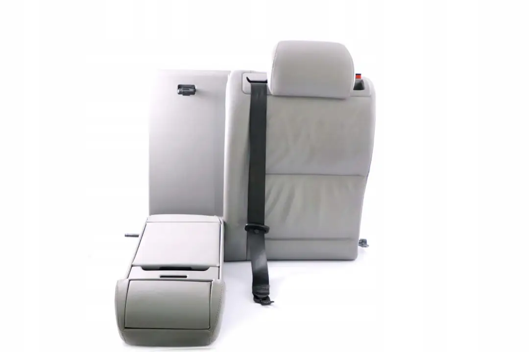 BMW 5 Series E61 Touring Rear Left N/S Seat Back Cover Backrest Grey Leather - SKU 7125233 - Part number 7125233