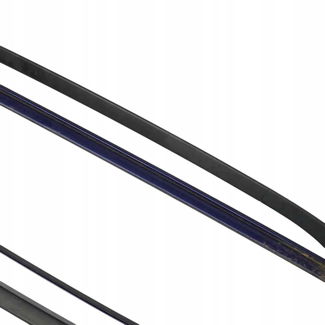 Dachreling Zierleiste Links Rechts Set Montegoblau Blau - A51 für BMW X3 er E83 mit Teilenummer 0304929 BMW X3 er E83 Dachreling Zierleiste Links Rechts Set Montegoblau Blau - A51 - SKU 0304929-MTB - Teilenummer 0304929