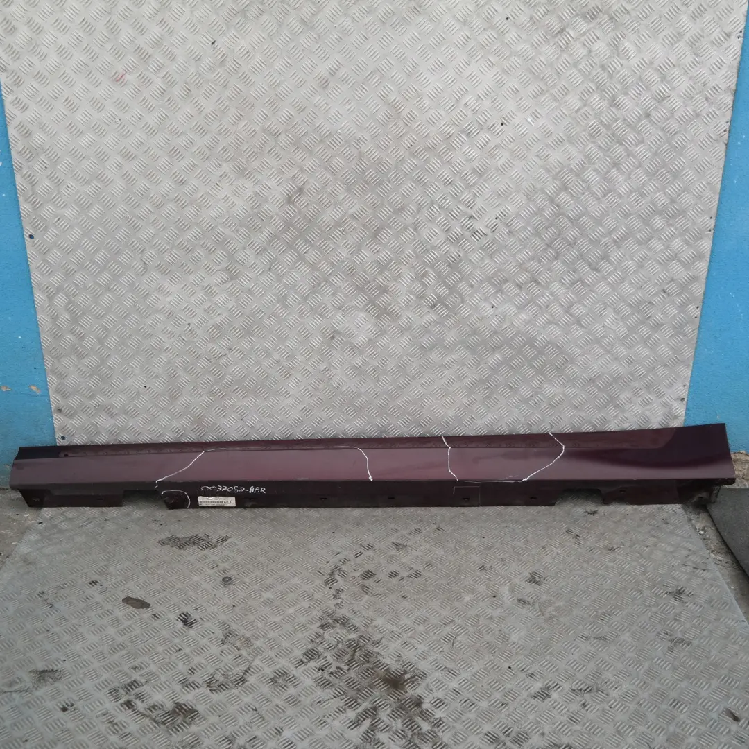 BMW 3 er E90 E91 LCI Schwellerleiste Lackiert Links Barberarot Rot UNI/MET. - SKU 0037059-BAR - Teilenummer 37059