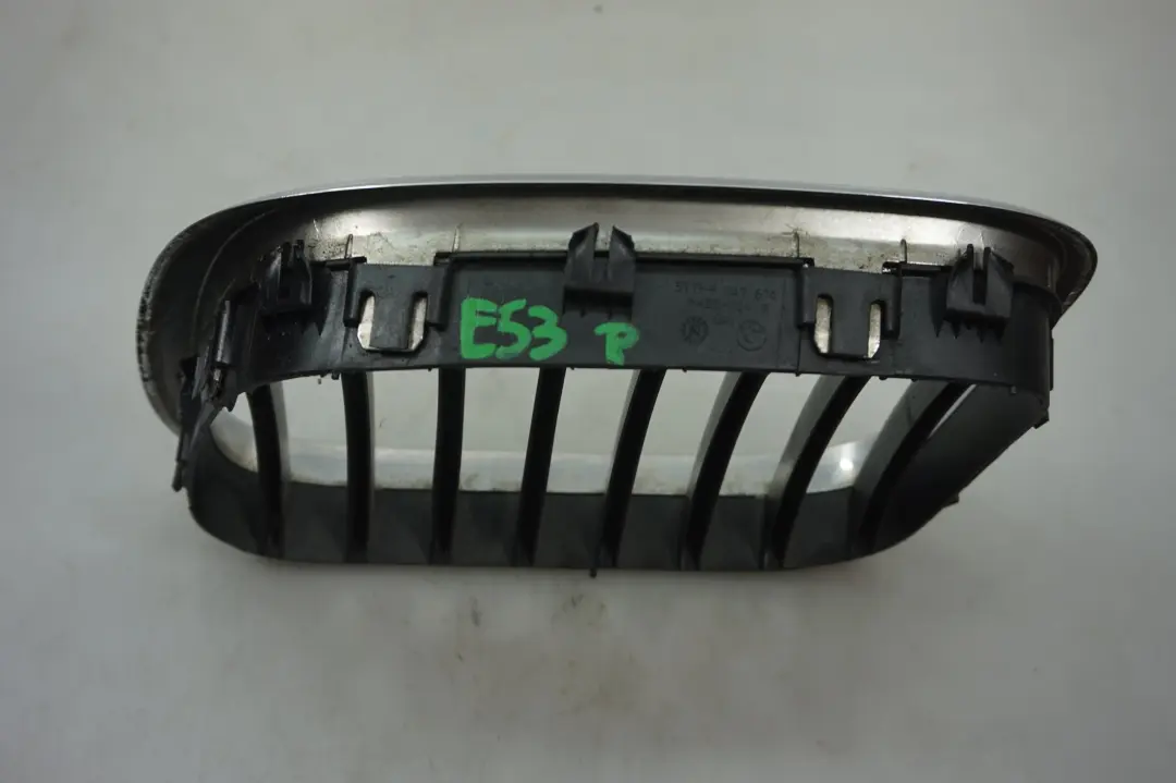 Genuine X5 Series E53 Front Right Titan Grille O/S Chrome to BMW with Part number 8402646 BMW Genuine X5 Series E53 Front Right Titan Grille O/S Chrome - SKU 8247674 - Part number 8402646
