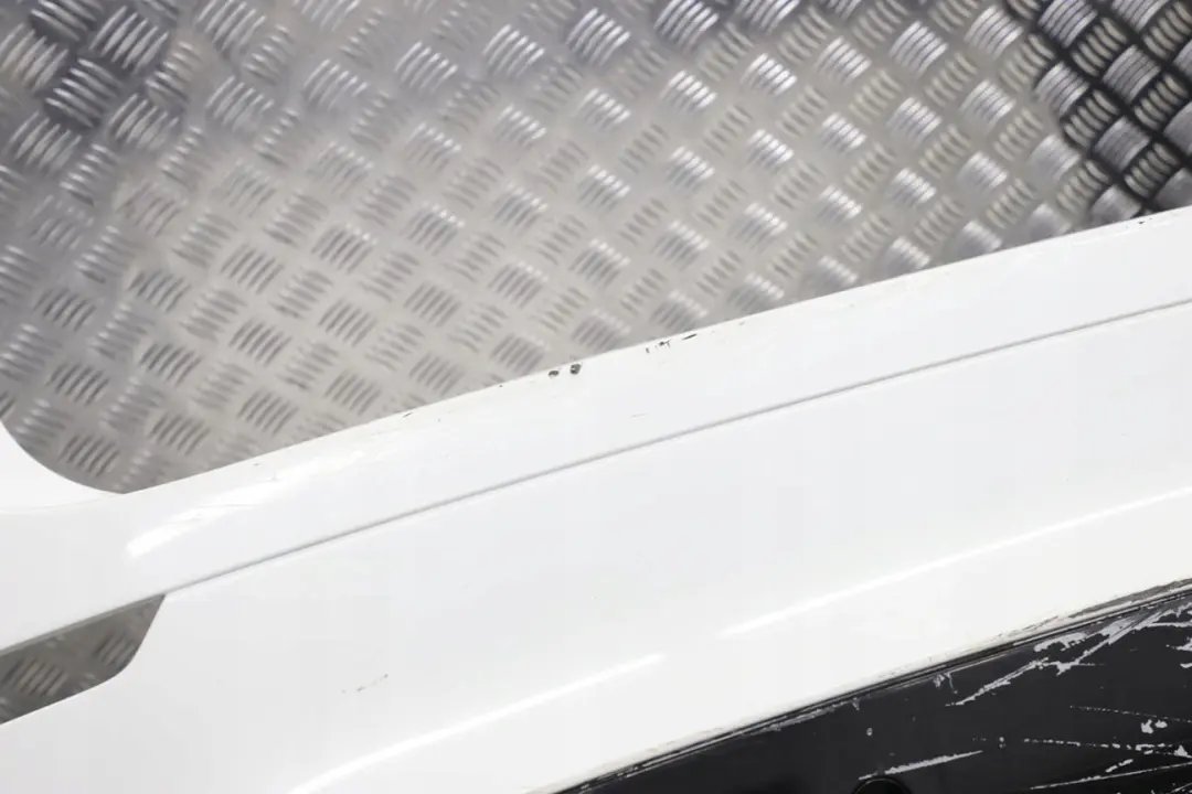 BMW X6 Series E71 Rear Bumper Trim Panel Alpinweiss Alpine White - 300 - SKU 2147603-AW - Part number 2147603
