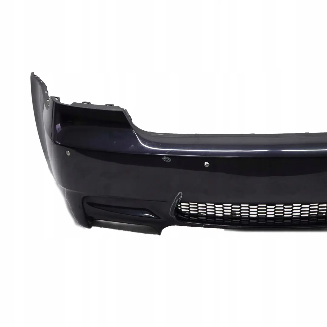 BMW 3 E92 E93 M3 Complete Rear Bumper PDC Jerezschwarz Black Metallic - A73 - SKU 0433104-JEREZ1 - Part number 0433104