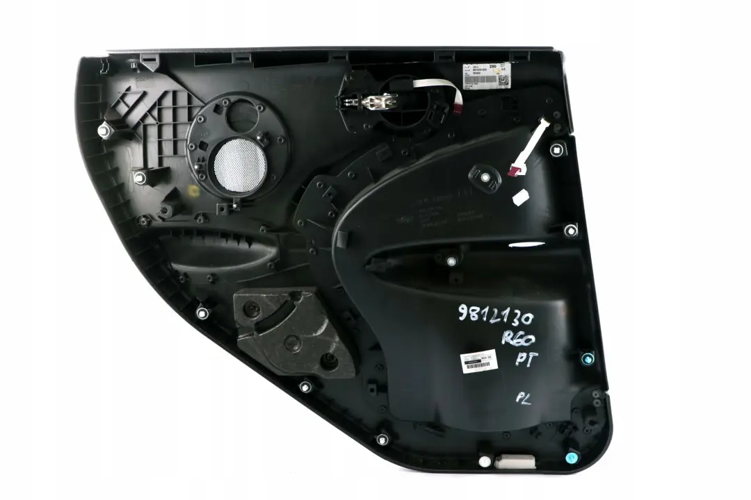 BMW Mini Countryman R60 Rear Right O/S Door Card Trim Panel Carbon Black Silver - SKU 9812130 - Part number 9812130