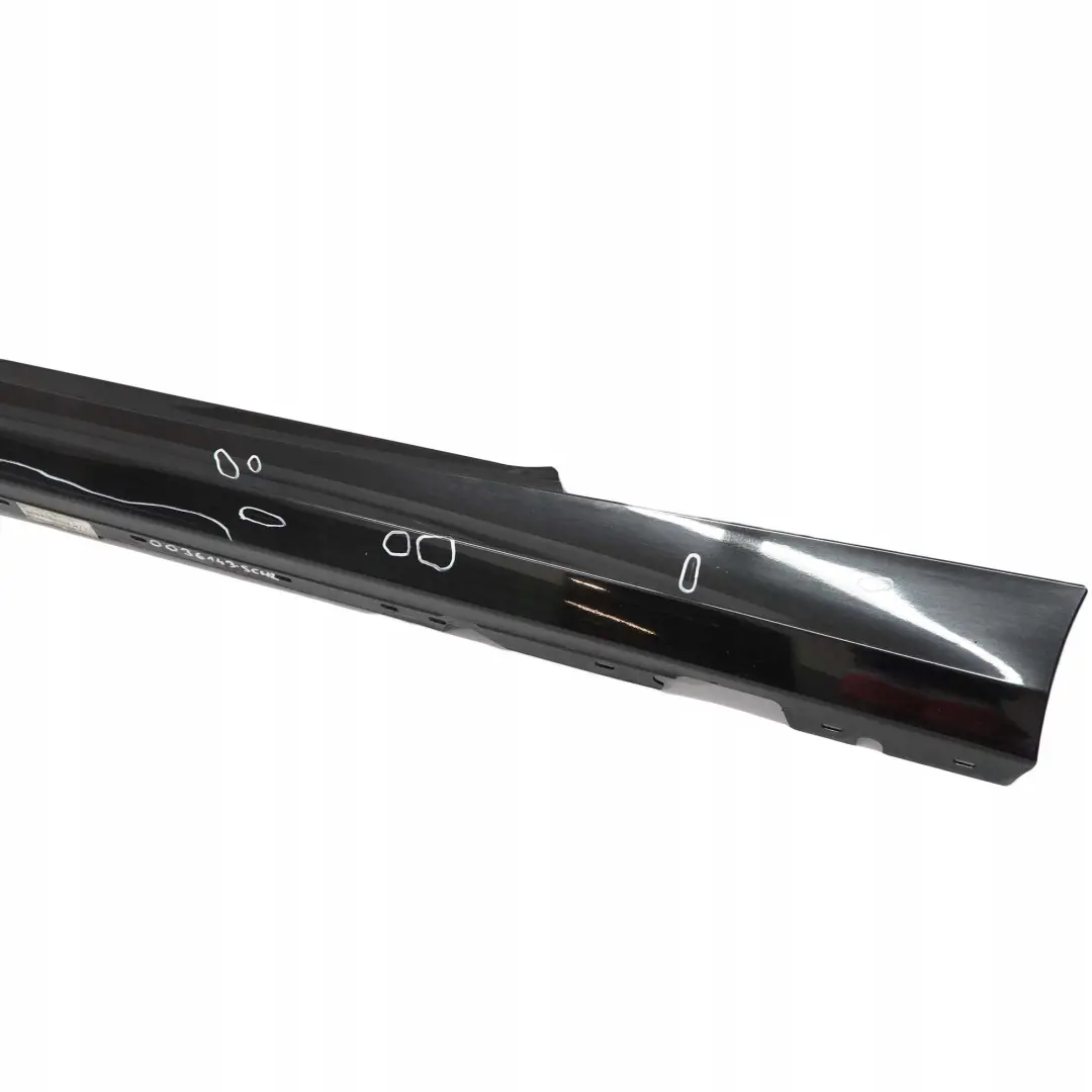 BMW 1 E81 E82 E88 2 Sill Strip Side Skirt Left N/S Schwarz 2 Black - 668 - SKU 0036143-SCH2 - Part number 0036143