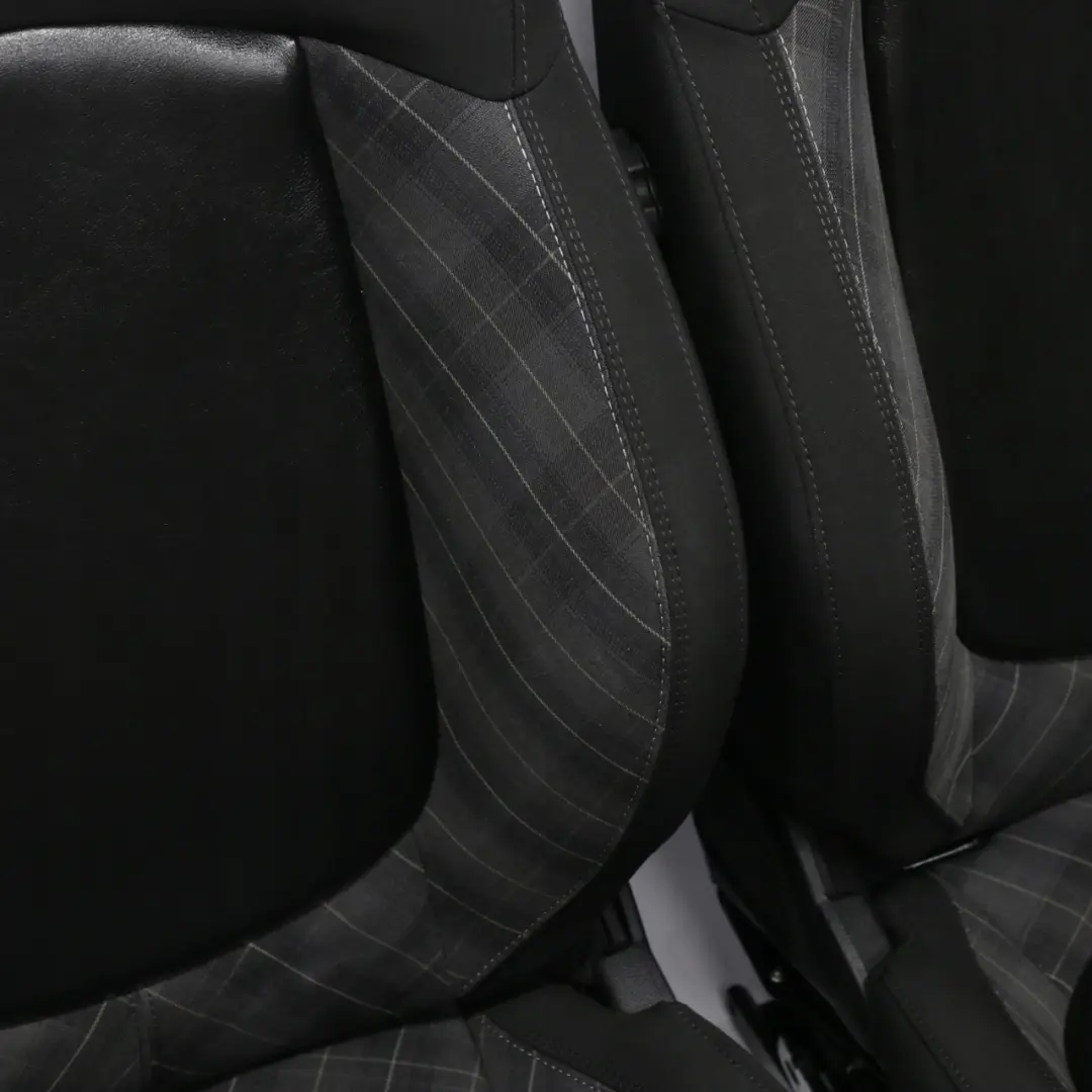 BMW Mini Cooper One Fabric Cloth / Leather Interior Sport Seats Carbon Black - SKU F55 Fabric / Leather Sport Seats (FYE1) - Part number F55