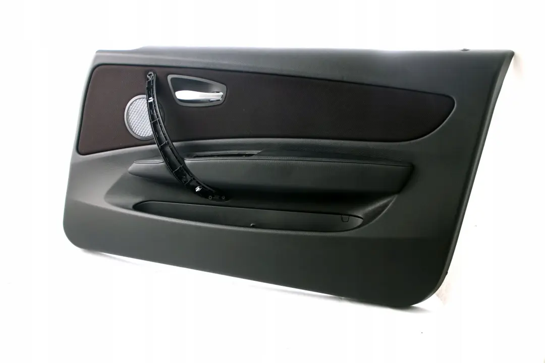 Door Card Trim Panel Front Right O/S Cloth Network Cranberry Red BMW 1 E81 E82 - SKU 9121238 - Part number 9121238